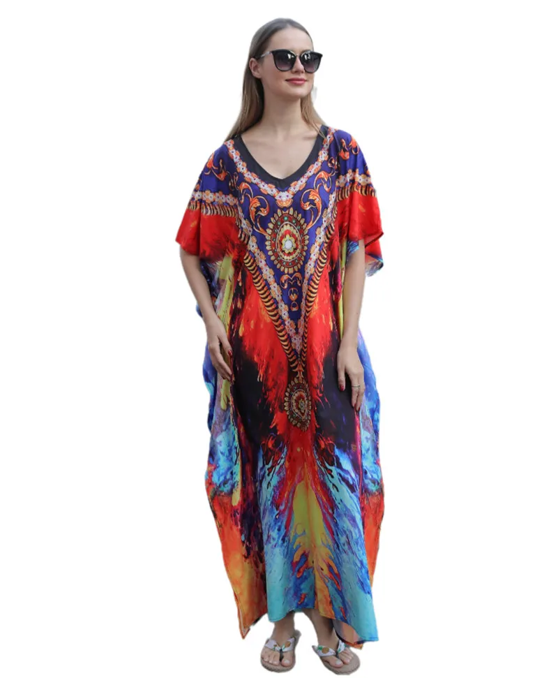 

Bathing Suit Beachwear Bikini Cover Ups Beach Dress Loose Size Swimsuit Cover Up Woman
