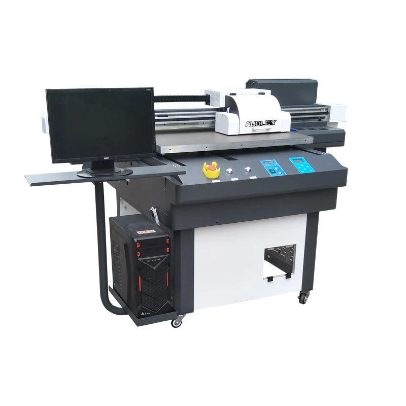 

UV flatbed printer with 3 TX800 heads A1 size UV printer