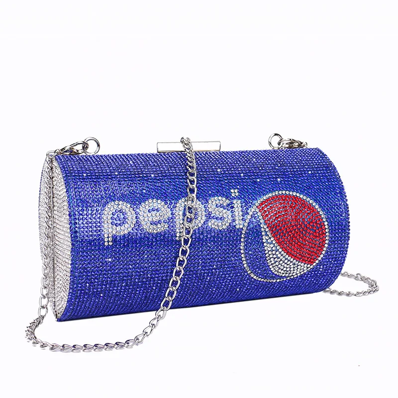 

Lady crystal evening clutch bag party rhinestone evening bag women chain bling crossbody evening bags, Customizable