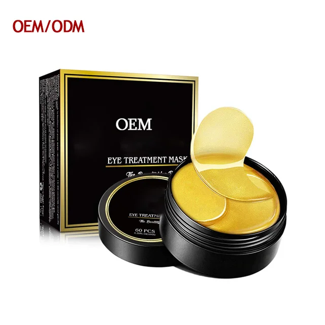 
24K Gold Collagen Anti aging Crystal Collagen Clay Mask Hyaluronic Acid Treatment Puffy Eyes Circle Corrector Relaxing Eye MasK  (62438170037)