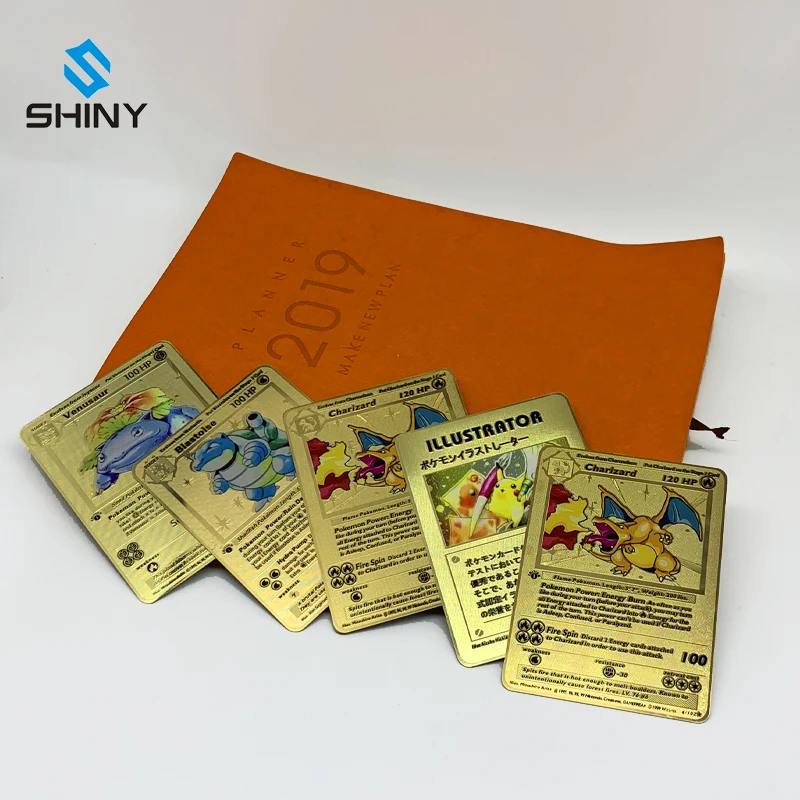 

Custom cheap metal playing game card trading cards pokemon cards box