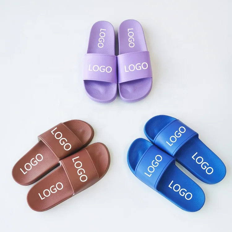 

Soft sole Custom Logo Man PVC Sole Sandal Sliders Slipper Waterproof Slide Footwear Summer Slippers For Women 2022