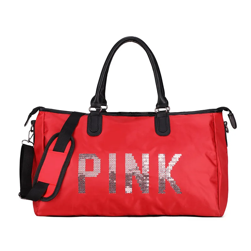 

2021 PINK Unisex Fitness Large Capacity Dry Wet Women Sports Outdoor Travel Bags For Men, Blue;black;pink;red;rose pink
