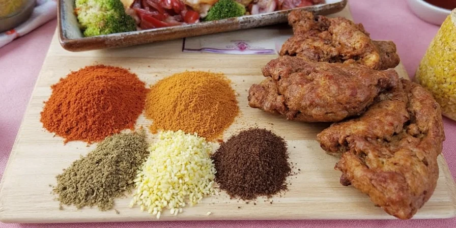 Finished dish seasoned with sazon