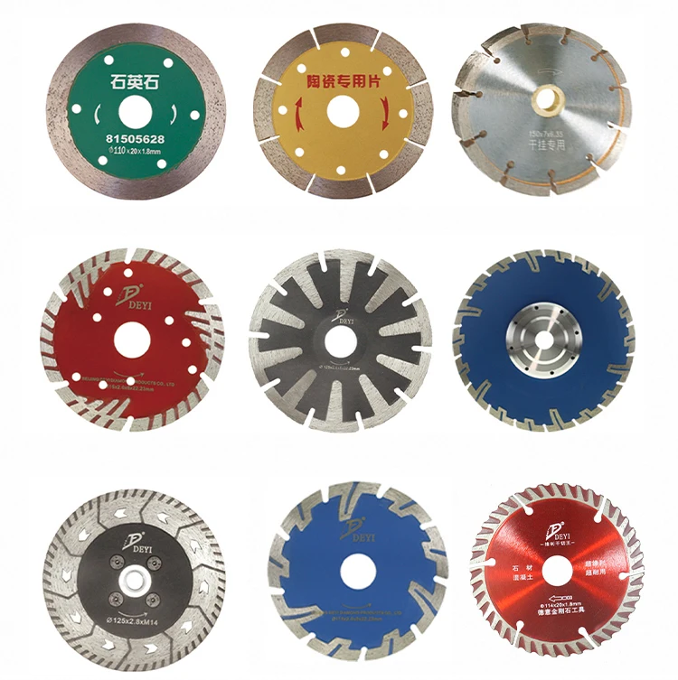 7" Turbo Diamond Blades Granite Cutting Tools Diamond Discs Sintered