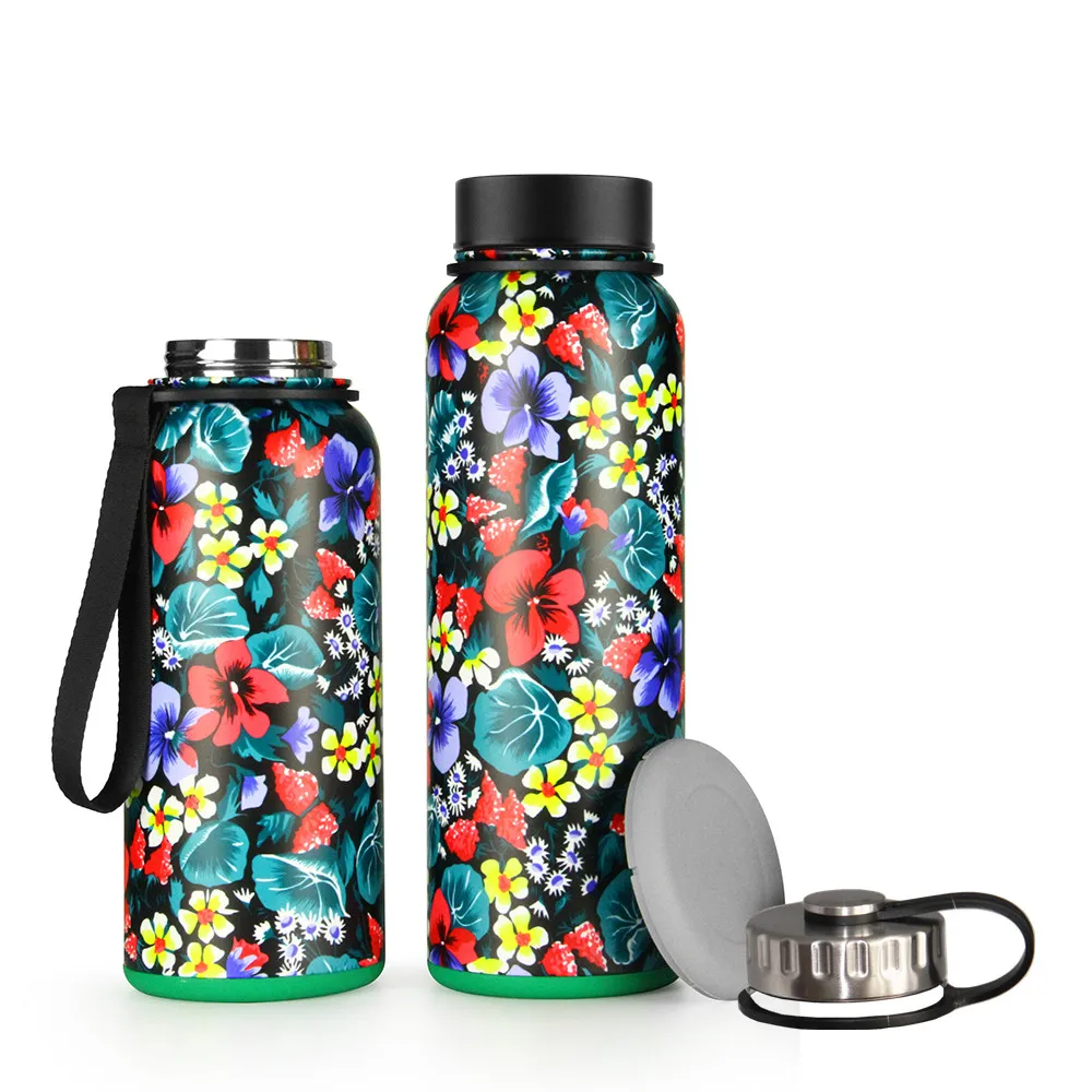 

Gym sports double wall vacuum insulated bottle water 32oz/40oz keep hot and cold