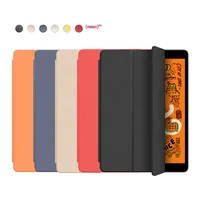 

Soft Silicone Back Cover PU Leather Shockproof for New iPad 10.2 inch 2019 Tablet Case for iPad 7th Generation