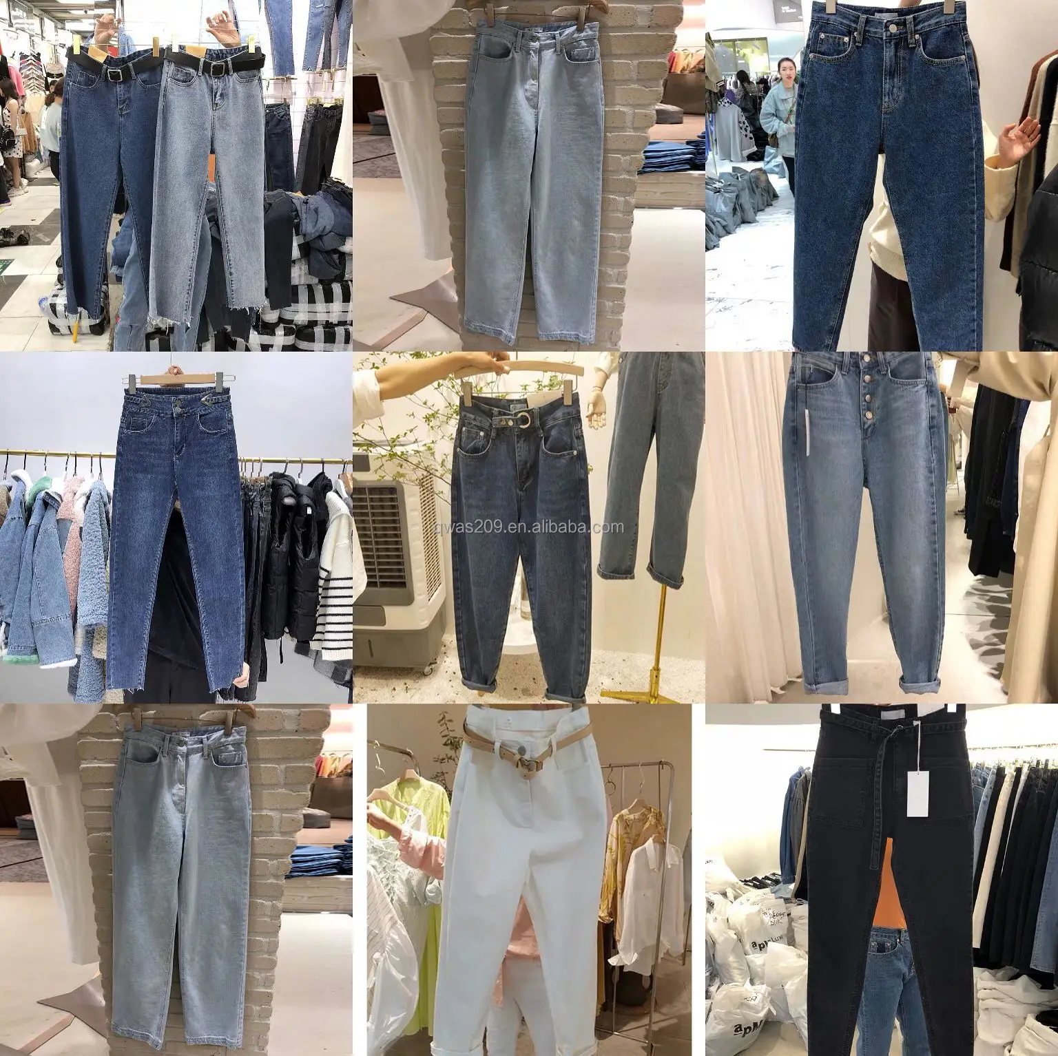 

New arrivals export quality women's skinny denim jeans from China Ladies elegant casual stretch jeans sexy pants for women