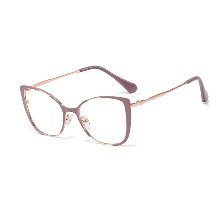 

95547 Metal blue light blocking glasses popular style optical frames ready to ship