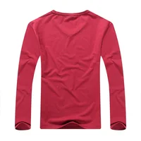 

New model China wholesales milk fiber men long sleeve t shirt