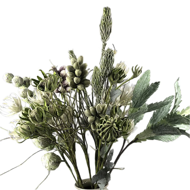 

New arrivals EVA plants foam floral artificial dried flowers PE flowers for party decoration