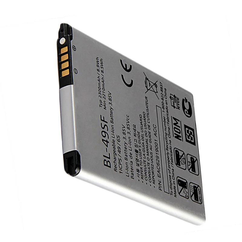 

Top selling Original 2300mAh G4C G4S H735T H525N G4 mini For LG Battery BL-49SF