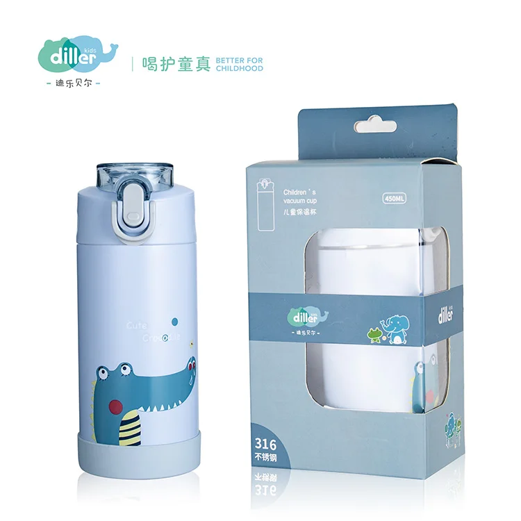 
Kids stainless steel vacuum children thermos flask for children 