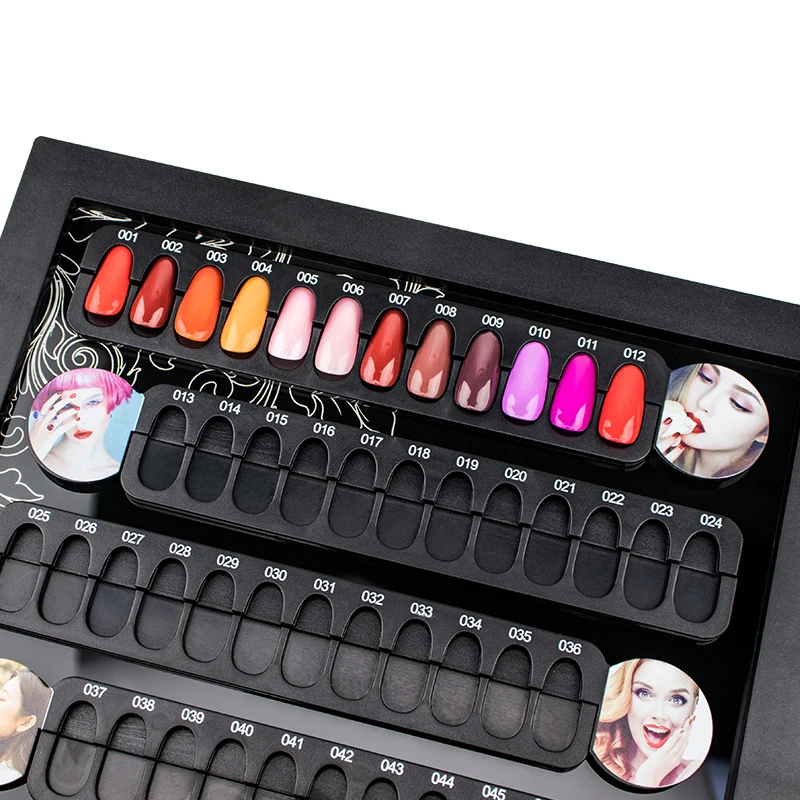 

2021 new arrivals Tips DIY Nails acrylic stand display for books Catalog Color Gel Polish Nail Display Book Chart For Manicure
