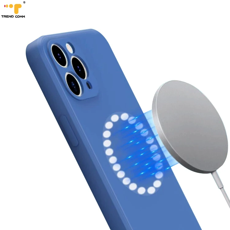 

Soft TPU Magnet Samrtphone Cover Built In Magnet Box Sublimation Coated For iPhone 12 Pro Phone Case