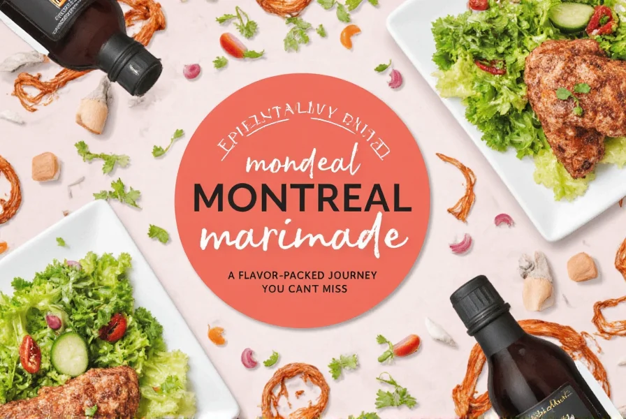 Homemade Montreal marinade ingredients laid out