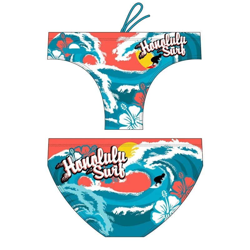 

Custom sublimation printed sports sexy men swim brief swimwear