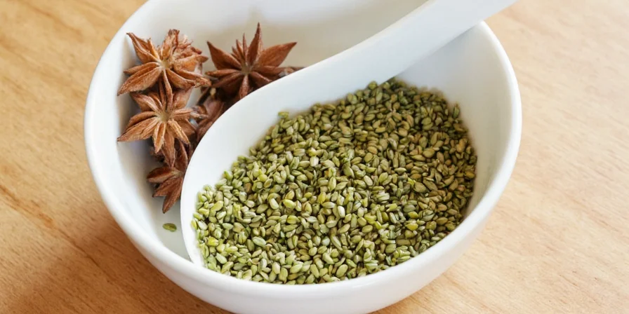 Aroma wheel showing earthy, herbal, peppery notes of celery seed