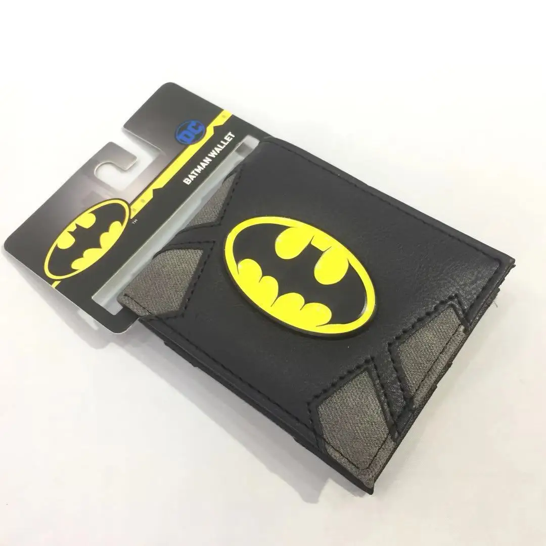 

PU PVC Wallet Supplier Naruto HarryPotter Wallet Metal Logo Avengers Marvel DC Ghost Slayer Wallet