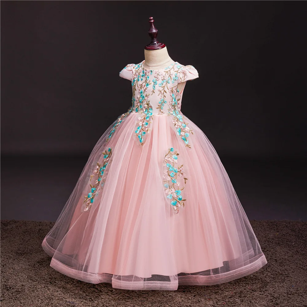 2019 girl dress fashion wedding dress super young lady baby girls dresses