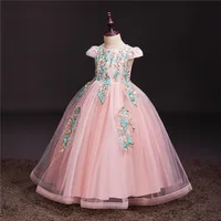 

2019 girl dress fashion wedding dress super young lady baby girls dresses