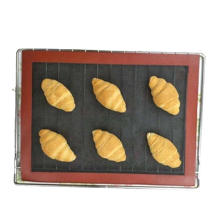 

half sheet Premium Non-Stick perforated Silicone Baking Mat for Bread Steaming Mesh Pad allow flavor, Customized