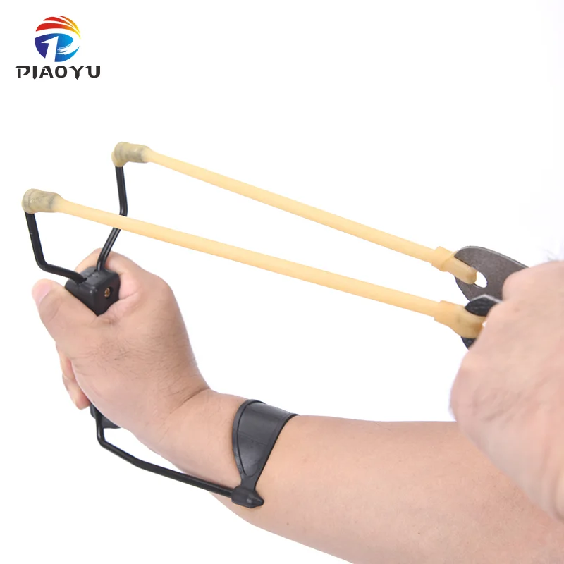 

Outdoor Shooting Special Slingshot, Height Quality Thickened Rubber Band Alloy Slingshot with Wrist Rest