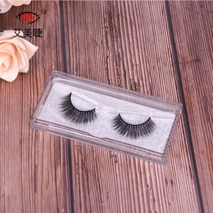 Custom Brand 100% Real 3d Individual Fiber Eyelashes Strips