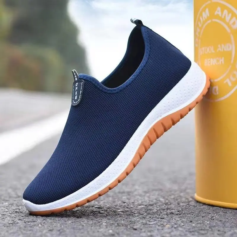 

YATAI Hot Sales Black MenS Dress Casual Shoes Trendy with Anti-Skid and Wear-Resistant