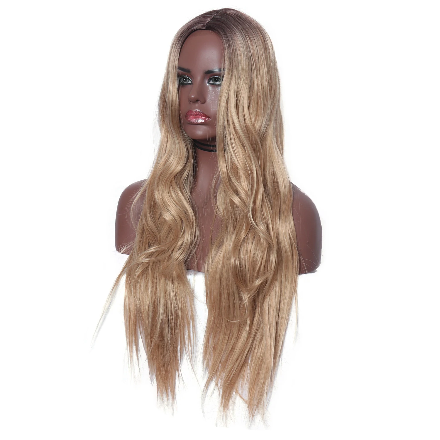 

Guaranteed quality unique synthetic kinky straight wig long crinkle synthetic wig