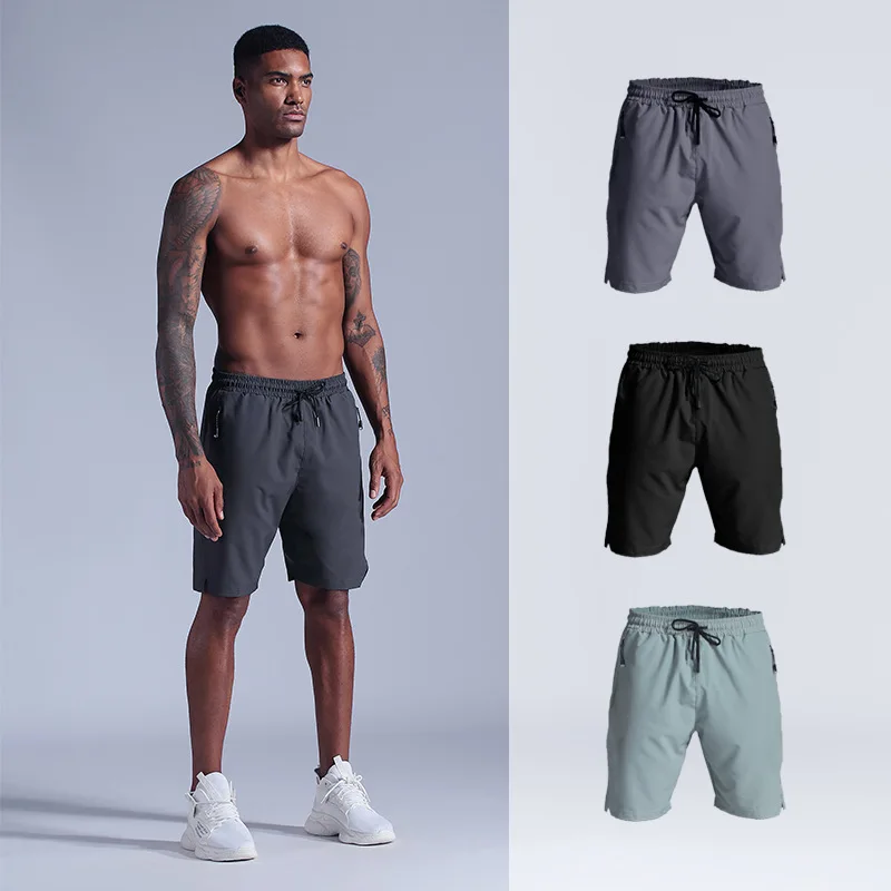 

Wholesale High Quality Men Custom Private Label Casual Quick Drying Knit Shorts Plus Size Men's Gym Fitness Wear Short Pants