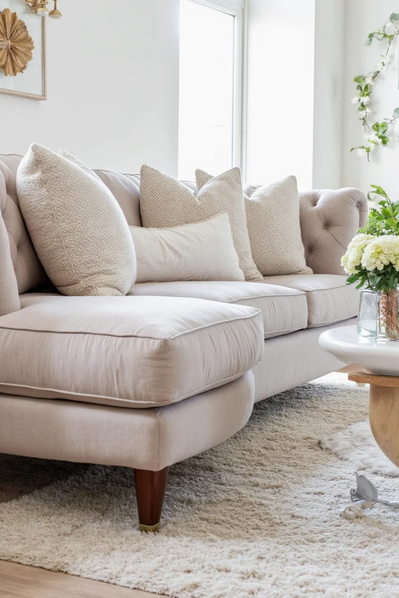 Pillow cover with zipper for easy removal