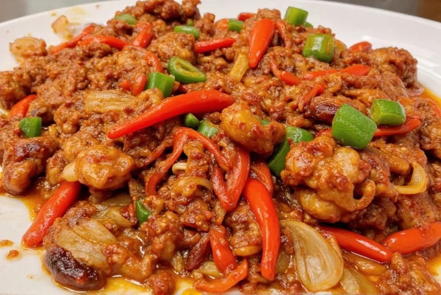 Szechuan chili dish