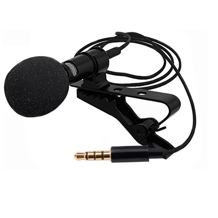 

PC / Phone / Camera Mini USB Microphone Lapel Lavalier Mic Portable External Buttonhole Microphones for iPhone Laptop Computer