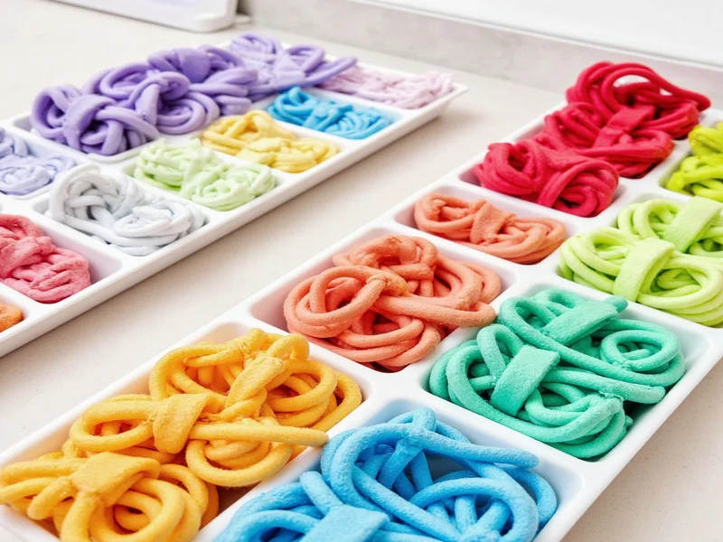 Craft foam cable organizers and sensory path examples