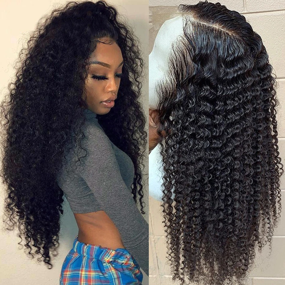 

Wholesale Wigs 100 Human Hair Vendors Brazilian Deep Wave Curly WIg Hd Lace Frontal Wigs Human Hair Lace Front For Black Women