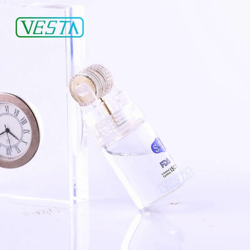 

Vesta 2019 Newest Hot Sell 192 Tips Automatic Microneedle Hydra Roller Derma Roller with Serum