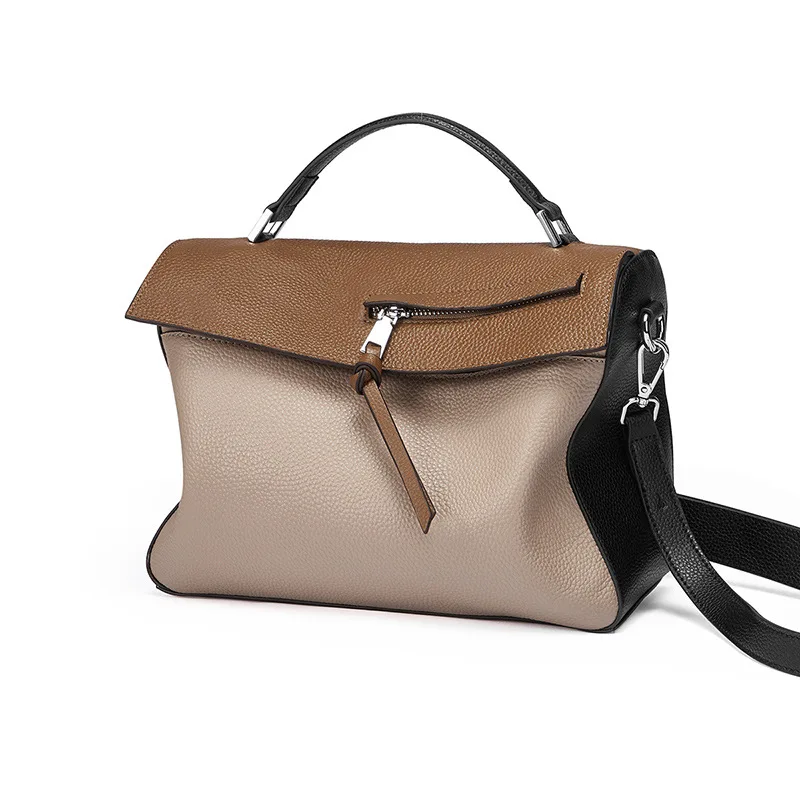 

Fashion Trendy and Popular Tote Bag with Strap women new style soft-leather bag