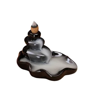 Backflow ceramic incense holderCorporate Gift Buddha buhrimill ceramic Incense burner censer middle east backflow incense holder