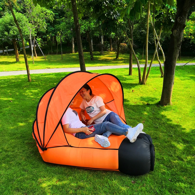 

Inflatable Sunshade Lounge Chair Inflatable Folding Beach Tent Sun Loungers, Blue , navy , orange , green ,etc