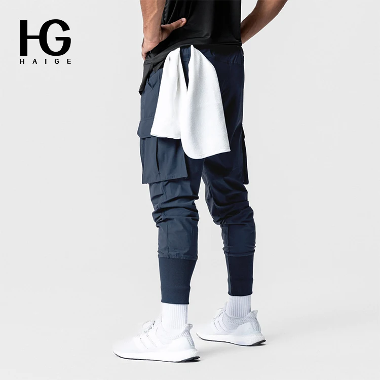 

2023 New Summer Mens Loose Casual Track Pants Lightweight Breathable Fitness Men's Drawstring Men's Gym Sports Pants