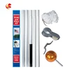 Outdoor Garden Construction Ball Top Kit 3'x5' Flag Flagpole 20ft Aluminum Flag Pole