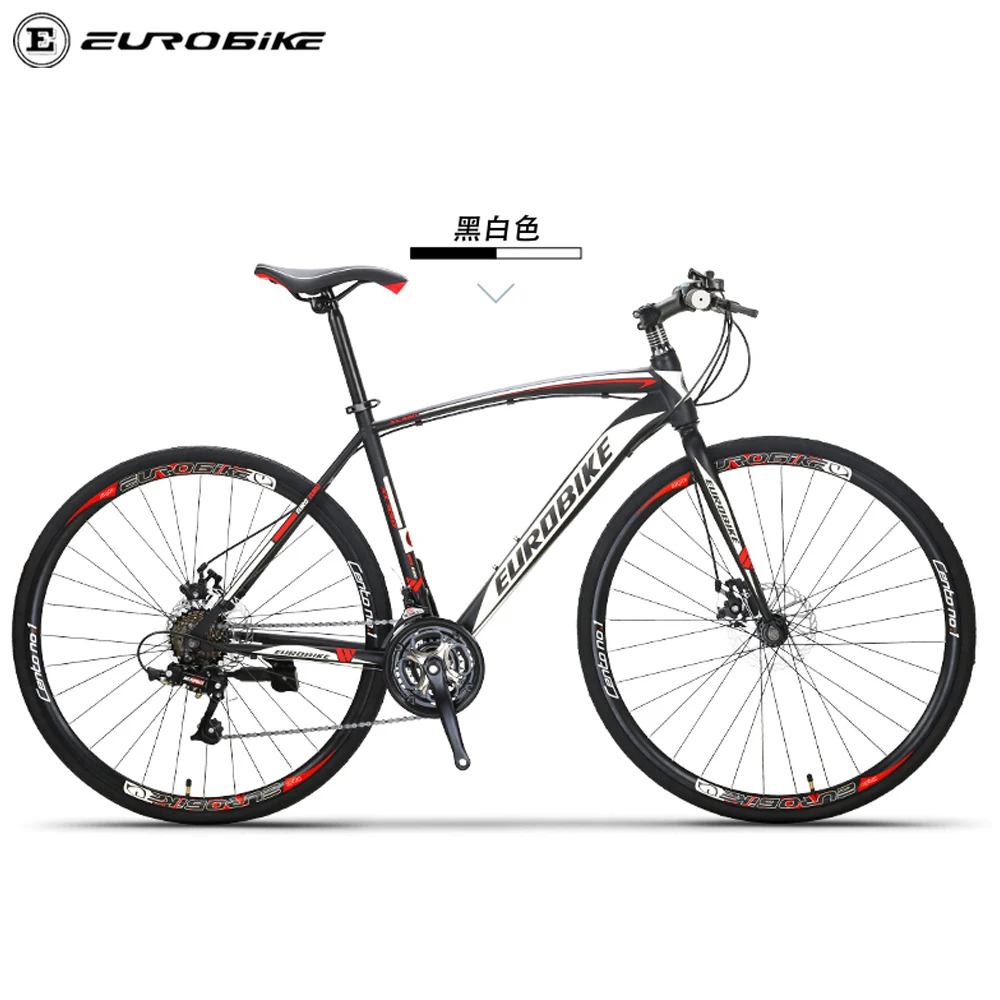 

In stock Eurobike XC550 Hybrid Bike 700C straight bar Shi mano 21 speed Disc brake road bike racing bicycle for man