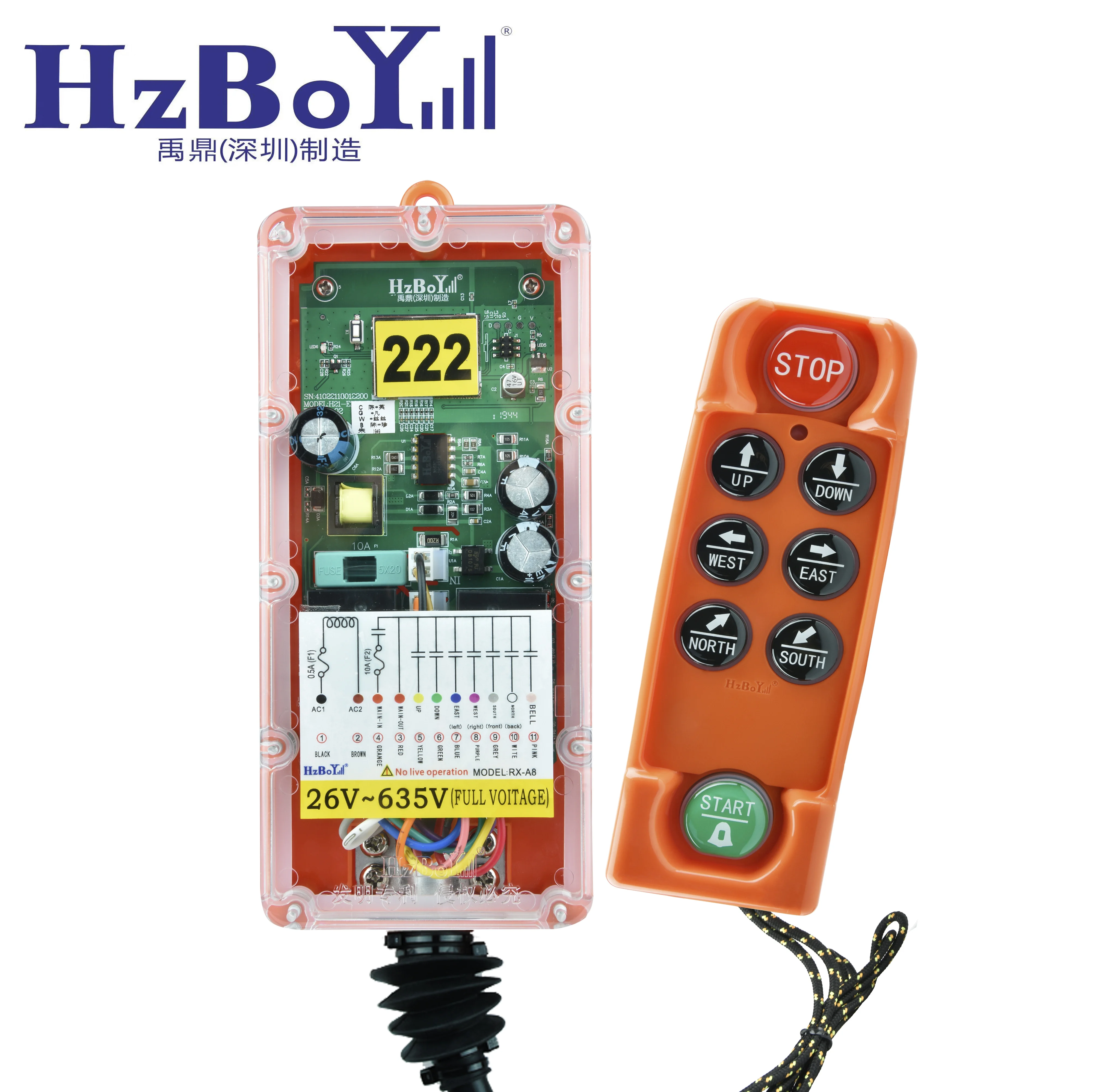 

H21-E2C Full Voltage Wireless Industrial Wireless Remote Control Up Down for Crane Industrial Remote Control