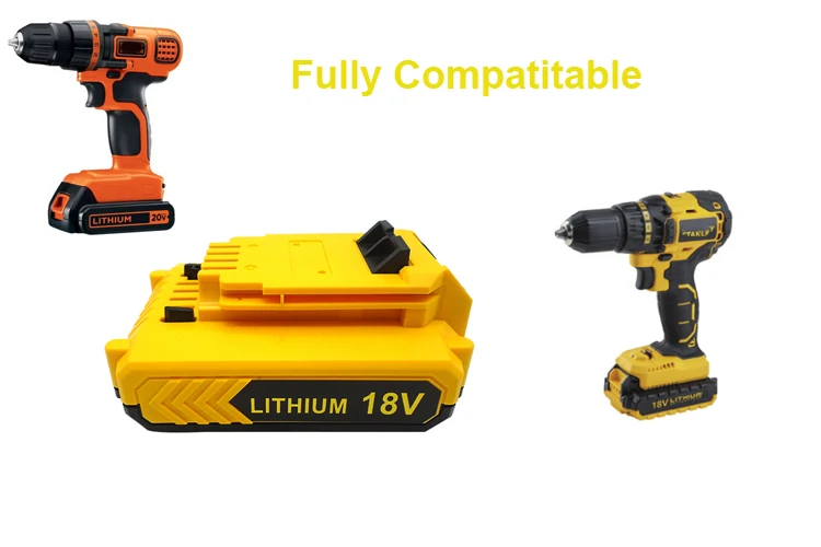 
5.0Ah 4.0Ah high capacity 18V cordless impact drill battery for STANLEY FATMAX PCC680L PCC685L LBX20 LBXR20 FMC687L 