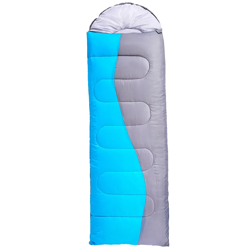 

S-shaped sleeping bag customized outdoor camping sleeping bag can be spliced hiking warm leisure thickened sleeping bag