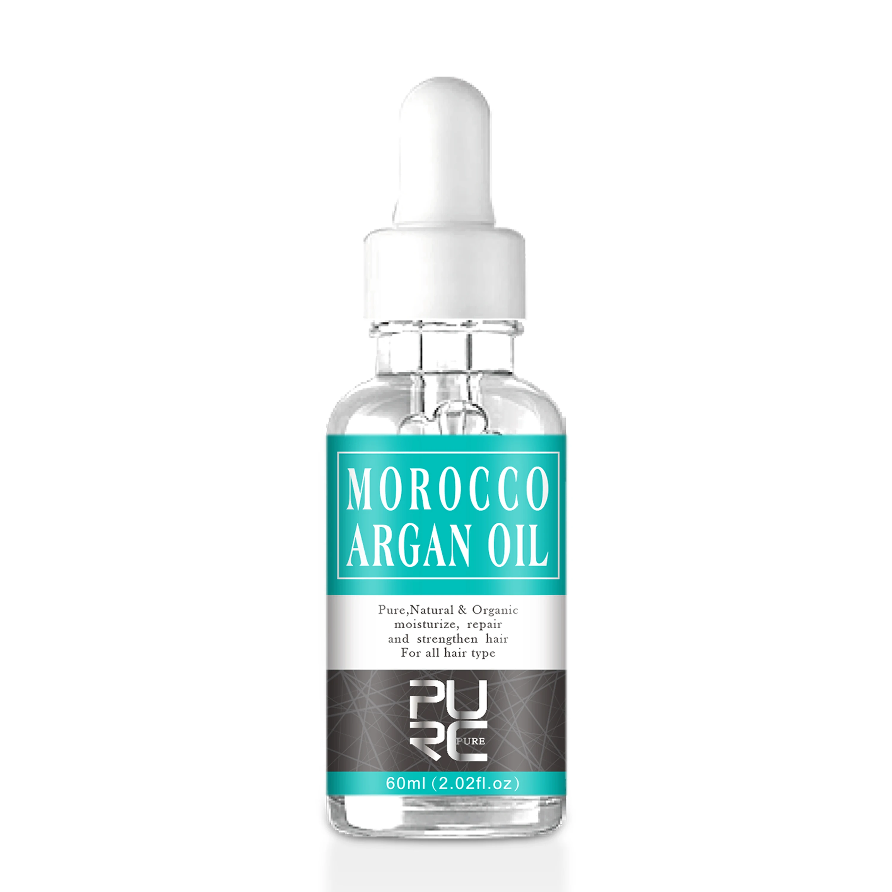

Private Label Natural Organic Morocco Argan Oil 60ML Hair Oil Moisturizing Repairing And Strengthen Hair Serum