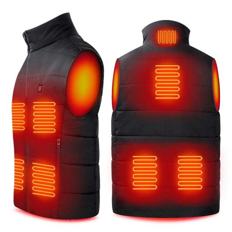 

OEM 5V USB Power Heated Vest with 8 Heating Zones Unisex Heated Waistcoat