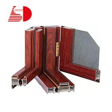 Interward aberto alemanha qualidade carvalho vermelho portas de alum&iacute;nio e janelas de madeira