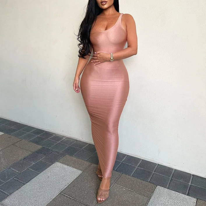 

FS7498D women summer sexy street wear long dress